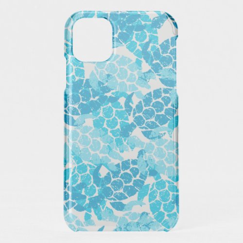 Honu Sea Turtle Hawaiian Aloha  _ Turq iPhone 11 Case