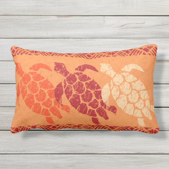 sea turtle outdoor pillows