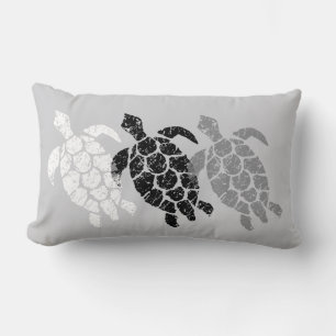 Honu Sea Turtle Hawaiian Reversible Engineered Lumbar Pillow