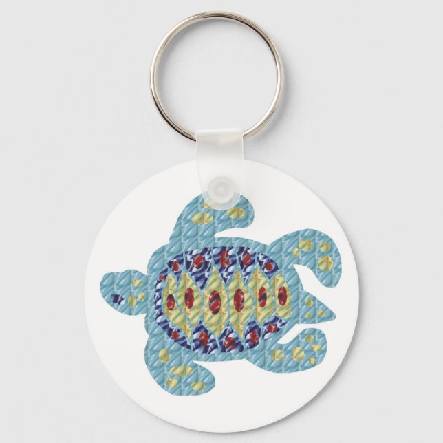 Honu (sea turtle) of tile key chain (Front)