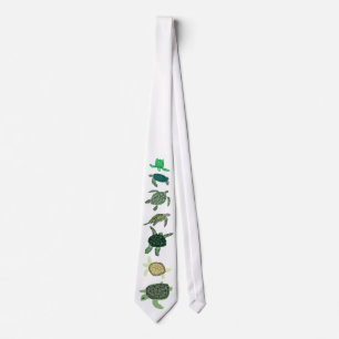 Honu sea turtle third line up tie
