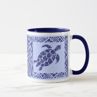 Honu Tapa Hawaiian Primitive Turtle Mug