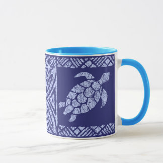Honu Tapa Hawaiian Primitive Turtle Mug
