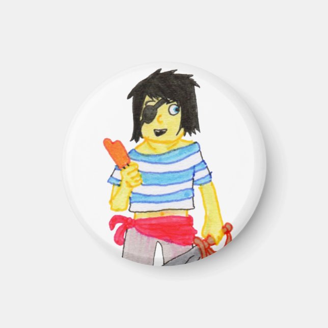 Honzo, the pirate magnet (Front)