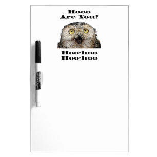 Hoo Are You? Owl Who Are You? Dry-Erase Board