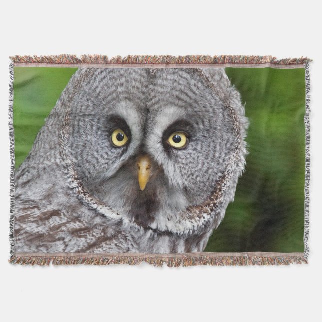 Hoo are You? Throw Blanket (Front)