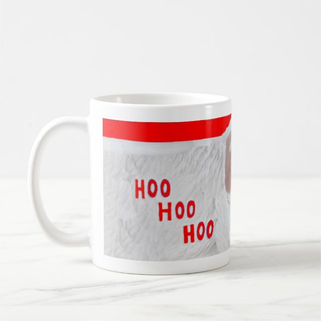 Hoo Hoo Hoo Santa Mug (Left)