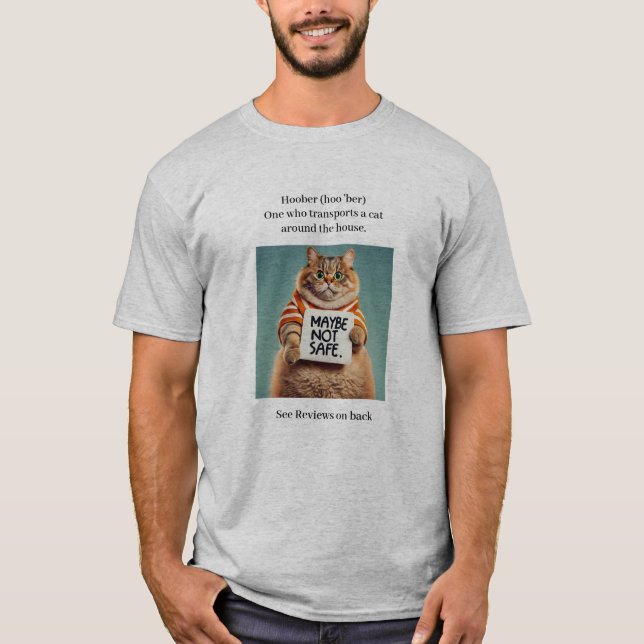 Hoober Human transport for cats T-Shirt (Front)