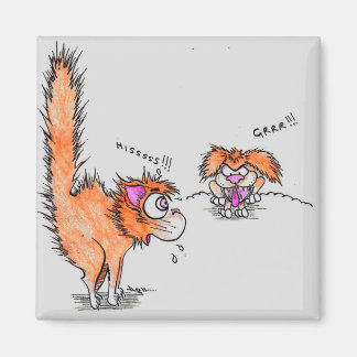 Hooch the cat magnet