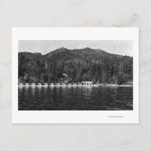 Hood Canal, WA View and Beacon Point Resort Postcard