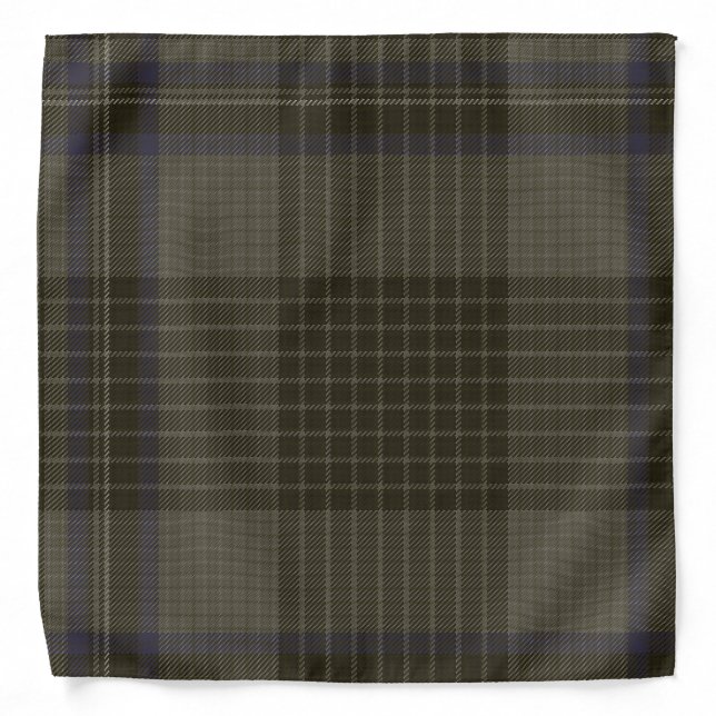 Hood Clan Tartan Bandana (Front)