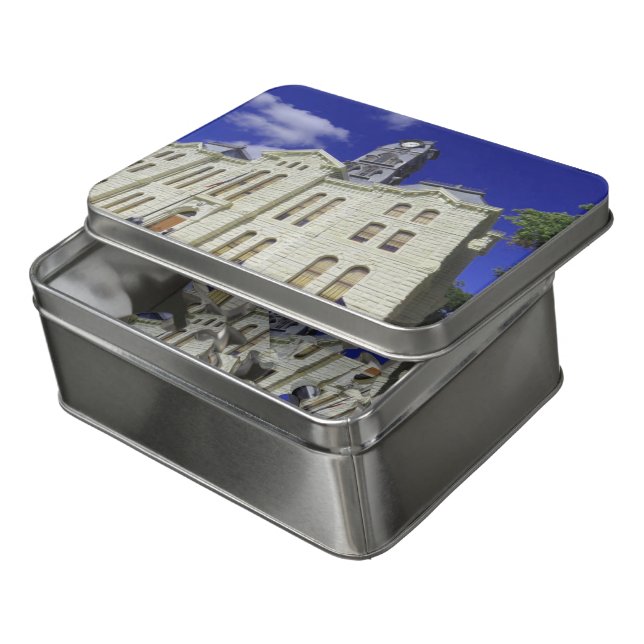 Hood County Courthouse Puzzle (Lid Open)