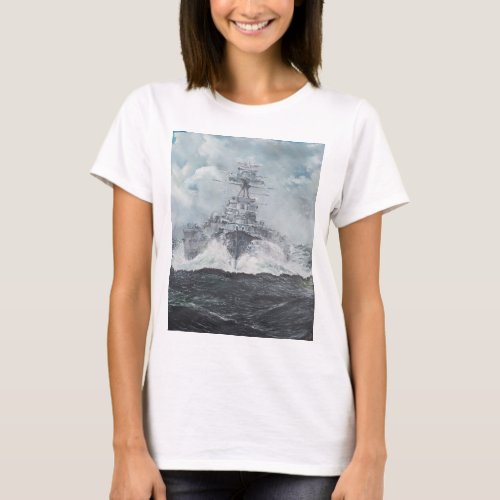 Hood heads for Bismarck 23rdMay 1941 2014 T_Shirt