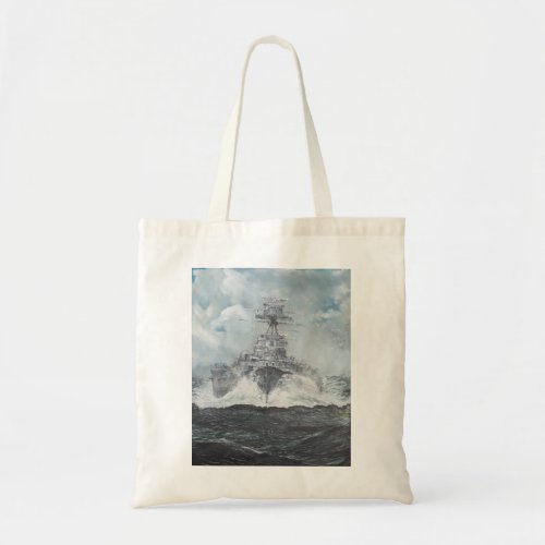 Hood heads for Bismarck 23rdMay 1941 2014 Tote Bag