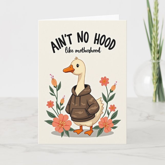 Hood Like Motherhood Art Card (Front)