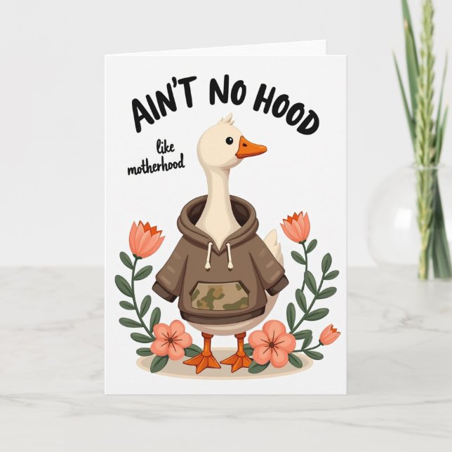 Hood Motherhood Goose Art Card (Front)