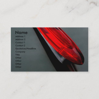 Hood Ornament Business Card