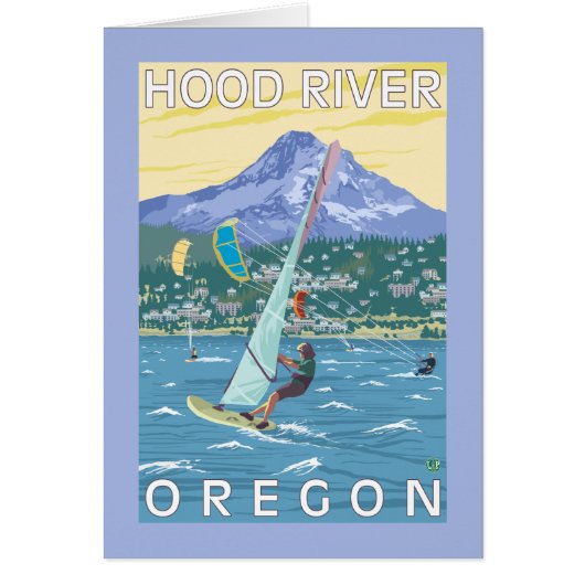 Hood River, ORWind Surfers & Kite Boarders (Front)