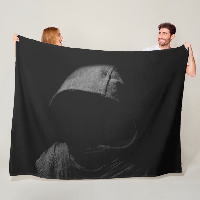 HOOD with NO FACE Fleece Blanket (In Situ)