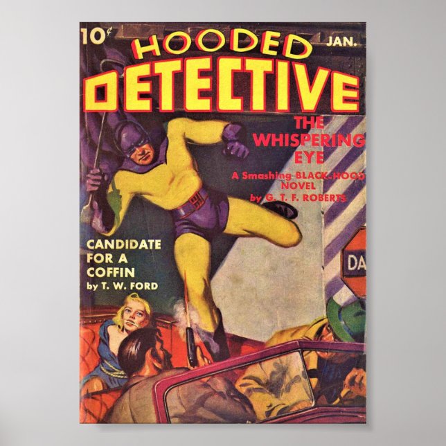 Hooded Detective Poster (Front)