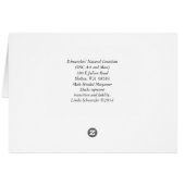 Hooded Merganser Drake Cards (Back Horizontal)