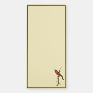 Hooded Seed-eater Magnetic Notepad
