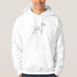 Hooded Sweatshirt : Black-spotted Dalmatian at Zazzle