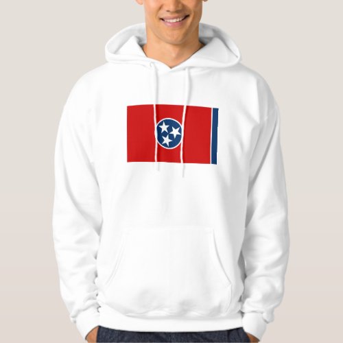 Hooded Sweatshirt with american flag