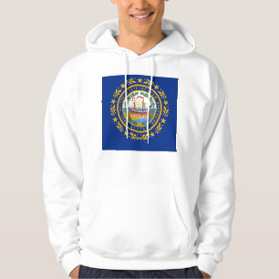 Hooded Sweatshirt with american flag
