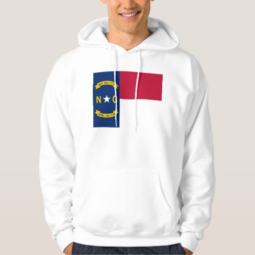 Hooded Sweatshirt with american flag