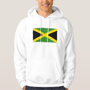Hooded Sweatshirt with Flag of Jamaica