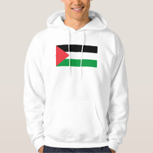 Hooded Sweatshirt with Flag of Palestine