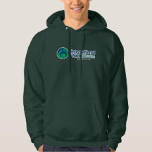 Hooded Sweatshirt with IVH Logo - Deep Forest