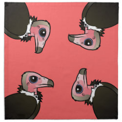Hooded Vulture Cloth Napkins (set of 4) dinner 20