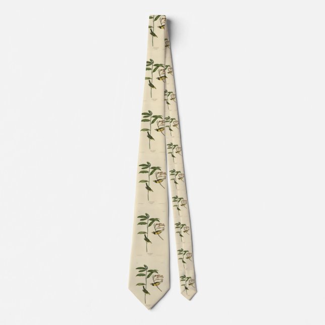 Hooded Warbler from Audubon's Birds of America Neck Tie (Front)