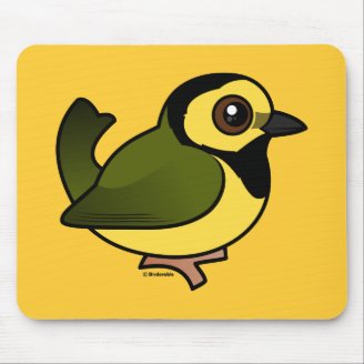 Hooded Warbler Mousepad