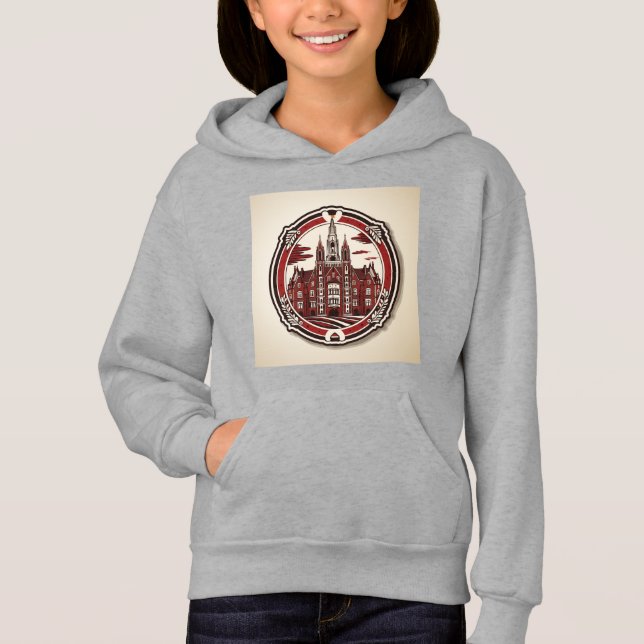 Hoodie Brown University (Front)
