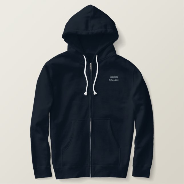 HOODIE EMBROIDERED MENS' STYLE  (Design Front)