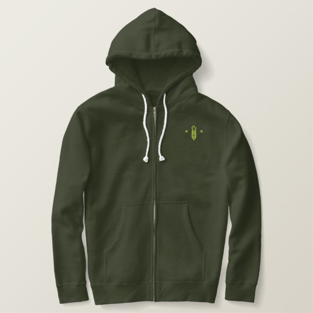 HOODIE EMBROIDERED MEN'S STYLE DESIGN (Design Front)