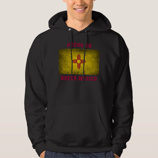 Hoodie - Hecho en Nuevo Mexico Flag (Front)