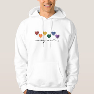 Hoodie - LGBTIQ Rainbow Pride Hearts
