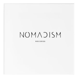 Hoodie Nomadism Records Black Logo Acrylic Print