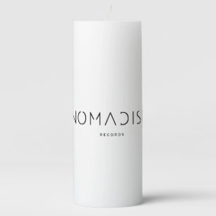 Hoodie Nomadism Records Black Logo Pillar Candle