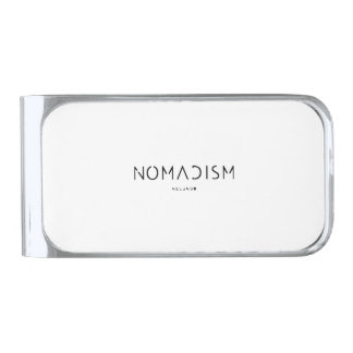 Hoodie Nomadism Records Black Logo Silver Finish Money Clip