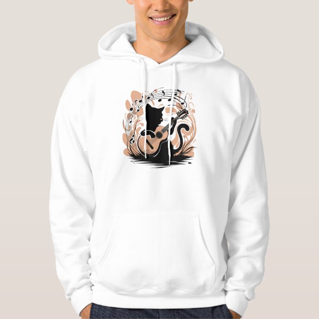 Hoodie, Sweatshirt - Black Cat (Front)