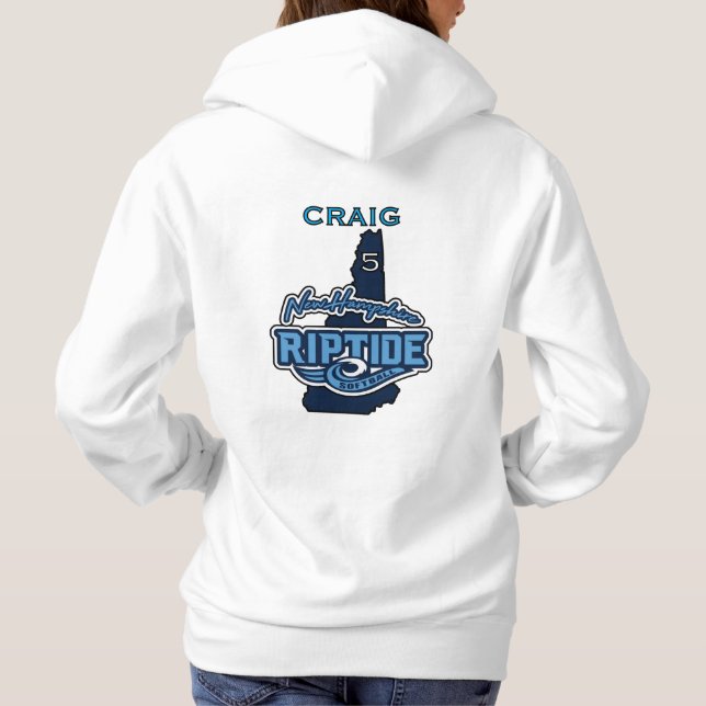 Hoodie with Custom Name and Number (Back)
