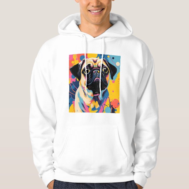 Hoodie with Pug (Front)