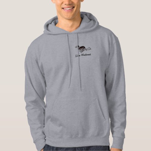 Hoodie with Thicker Line Art