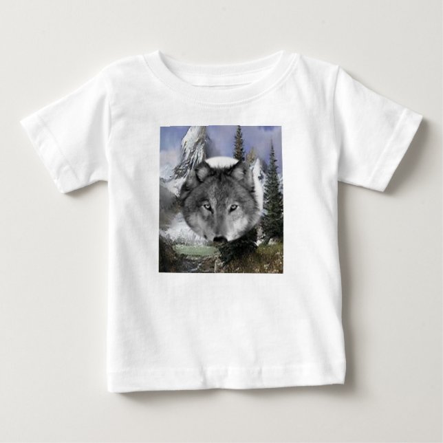Hoodie Wolves Toddlers Baby T-Shirt (Front)