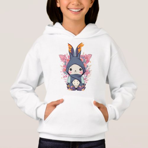 Hoodies Cute Ninja Rabbit 